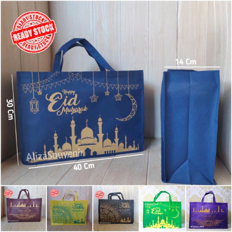 

Tas Hampers Lebaran Hari Raya Idul Fitri Tempat Sembako Thr Model Jinjing Ukuran 40x30x14 cm Termurah