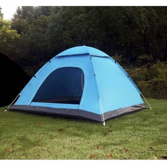 Tenda Camping 2 Orang Lipat Portable Waterproof Anti Air Indoor Outdoor SPEEDS LX018-1