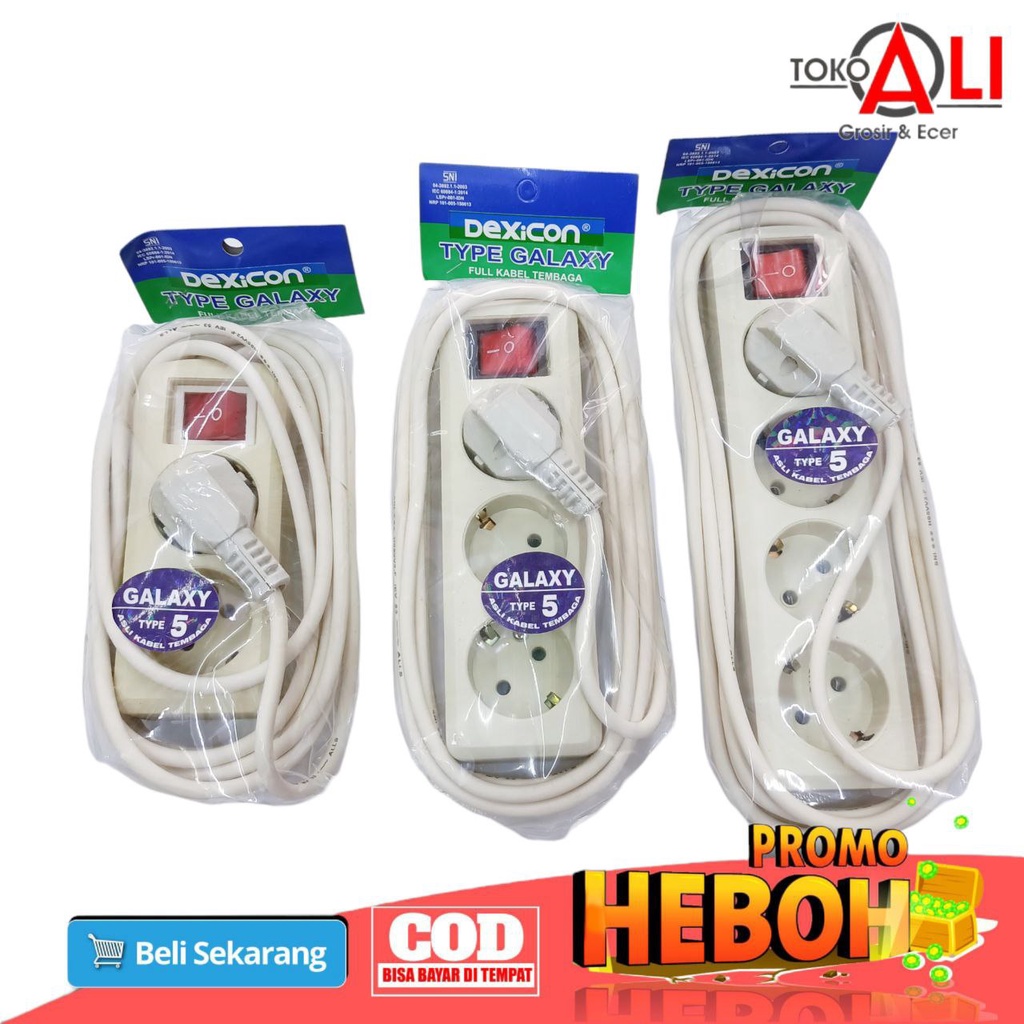 DEXICON Stop Kontak Kabel Terminal Kuningan
