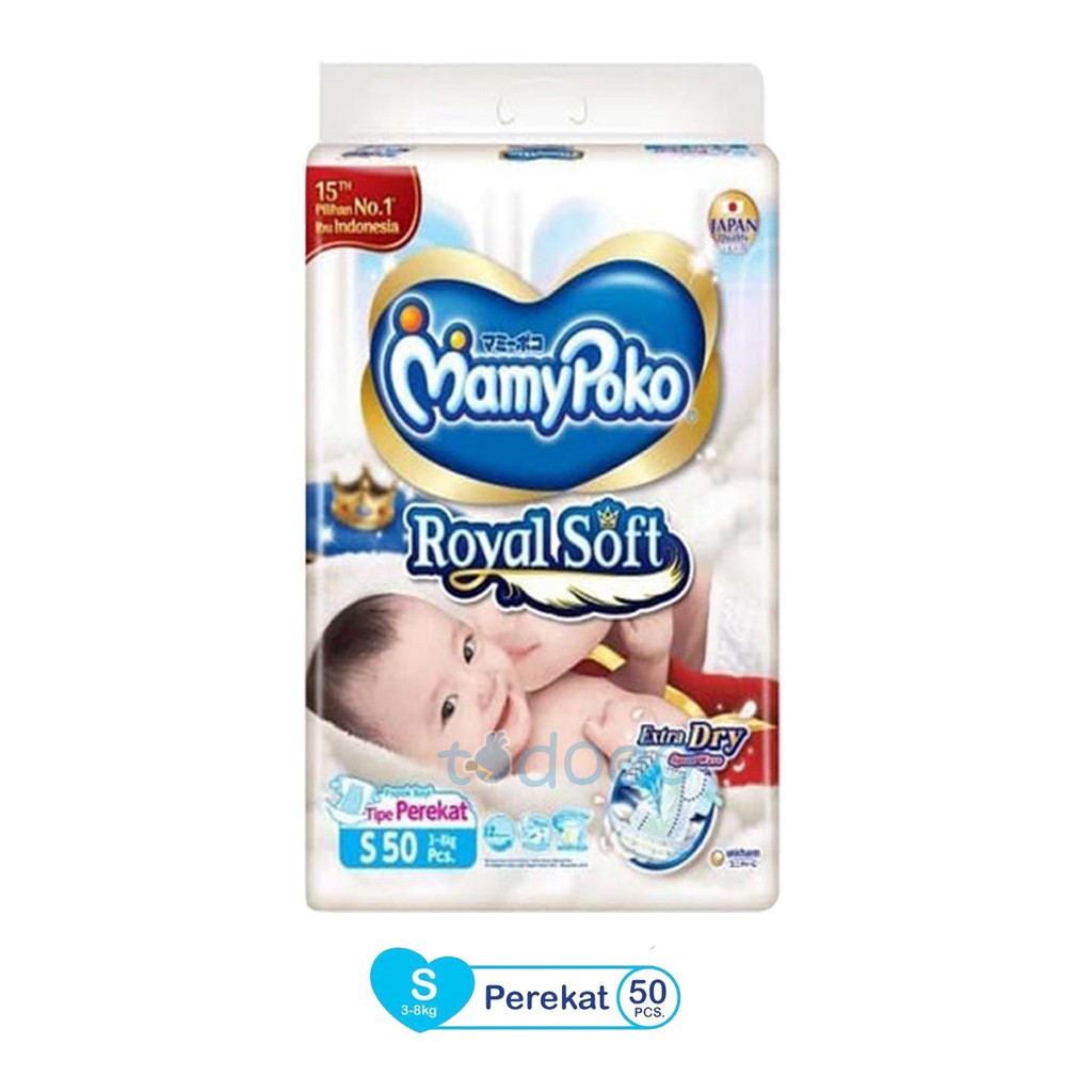 Mamy Poko Royal Soft Tipe Perekat S 50