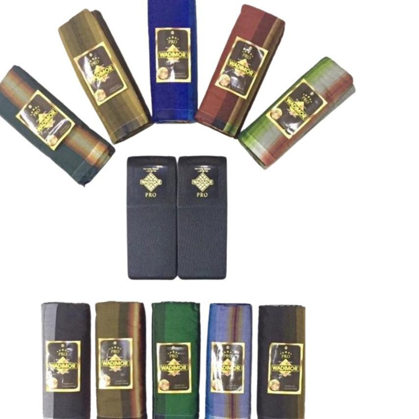 ➹ Sarung Wadimor PRO Motif - Kain Tenun Dewasa Pria Laki Cowo Sholat Solat ℮