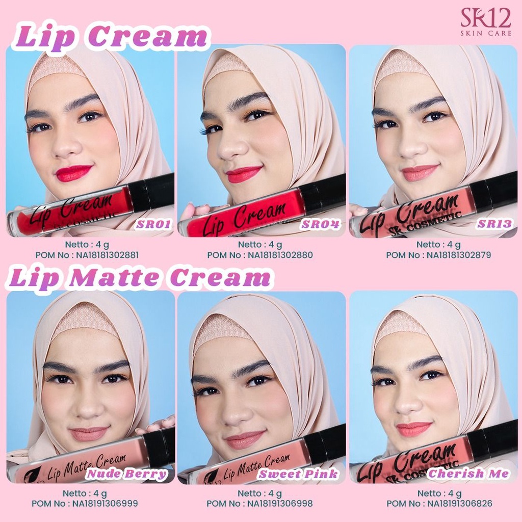 LIP PRODUCT SR12 ALL VARIAN / LIPCREAM SR12 / LIP CREAM SR12 / LIPMATTE SR12 / LIP MATTE SR12 / LIP GLOW MAGIC SR12 / LIP MOUSSE CREAM SR12 / LIP TINT GEL SR12