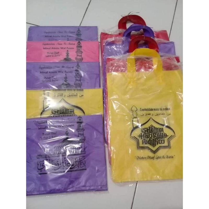 

ECER TAS LEBARAN isi 10 lembar/Kresek hantaran idul fitri / tas lebaran