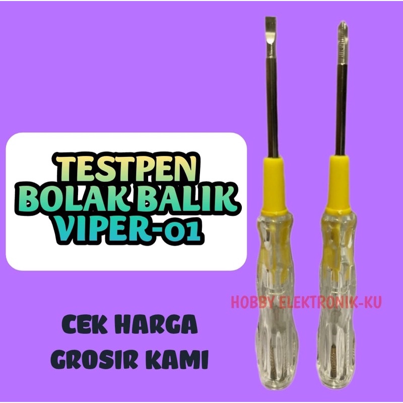 TESTPEN BOLAK BALIK KECIL VIPER01