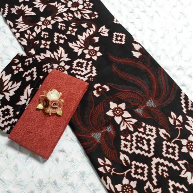 Kain batik murah pekalongan (Rd) dan embos set kebaya batik bahan seragam grosir batik murah