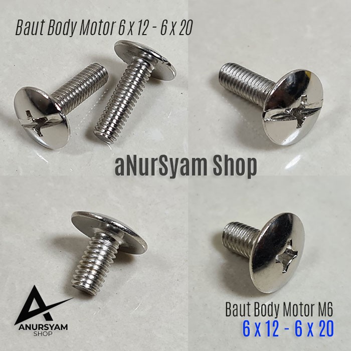Baut Body Motor M6 / Baut JT M6 / Baut Motor M6