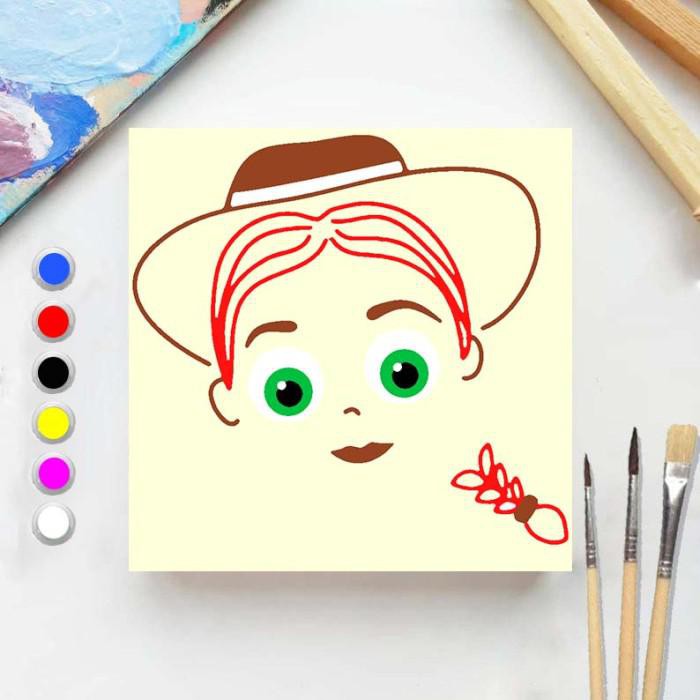 

Art / Paint By Number Toy Story Bullseye 20X20 Painting Kit/Set Melukis - Jessie