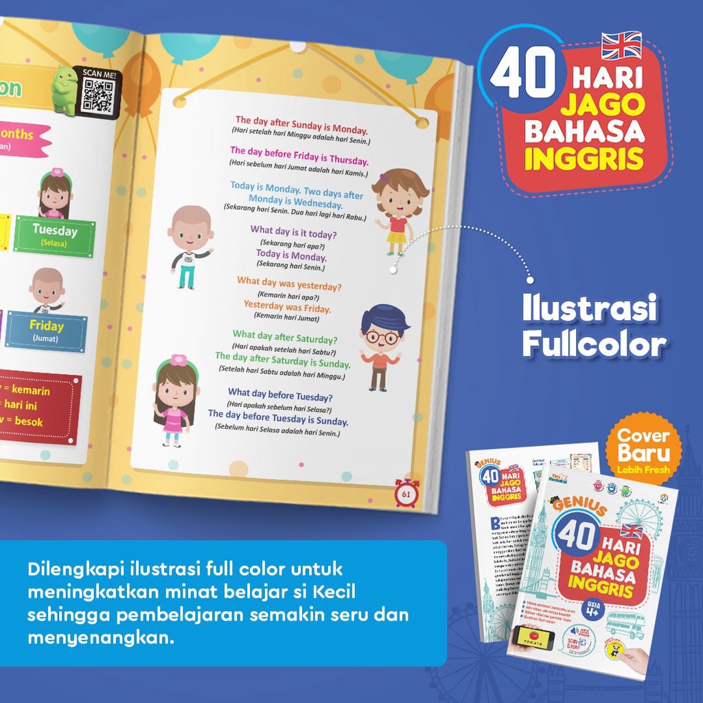 Genius 40 Hari Jago Bahasa Inggris Edisi Baru (Ziyad books)