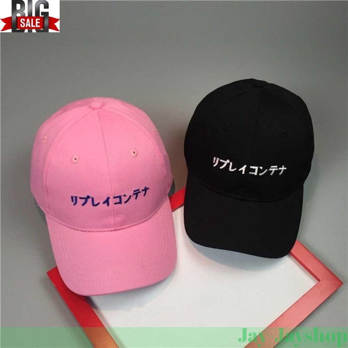 Topi Baseball Japanese Letter Katakana PROMO