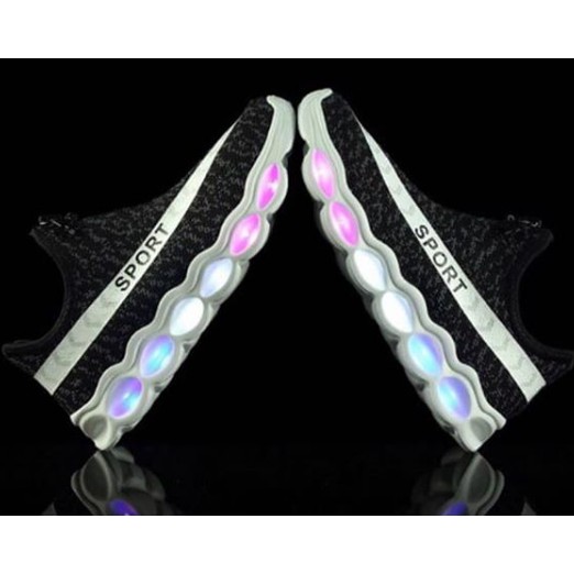 Sepatu Anak Led + Charging | sepatu USB charging Led