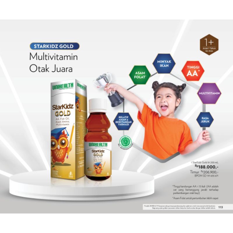 

STARKIDZ GOLD Multivitamin otak juara