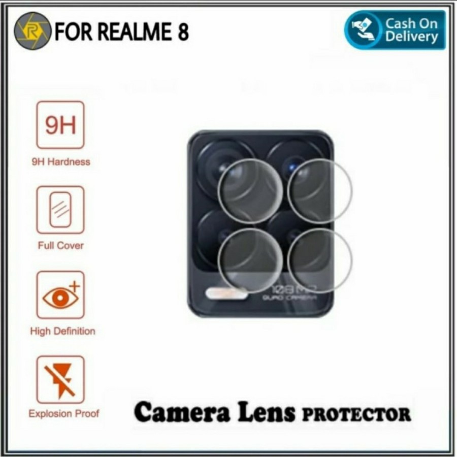 Tempered Glass Camera Realme 8 Pro - Anti Gores Kamera Ralme 8 8 PRO - SC