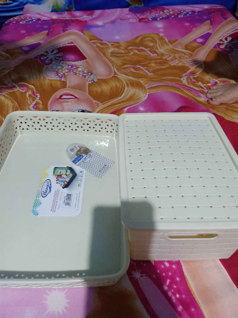 Keranjang Plastik Castalla 5792 L Hawaii Baki Nampan/tray/wadah Serbaguna