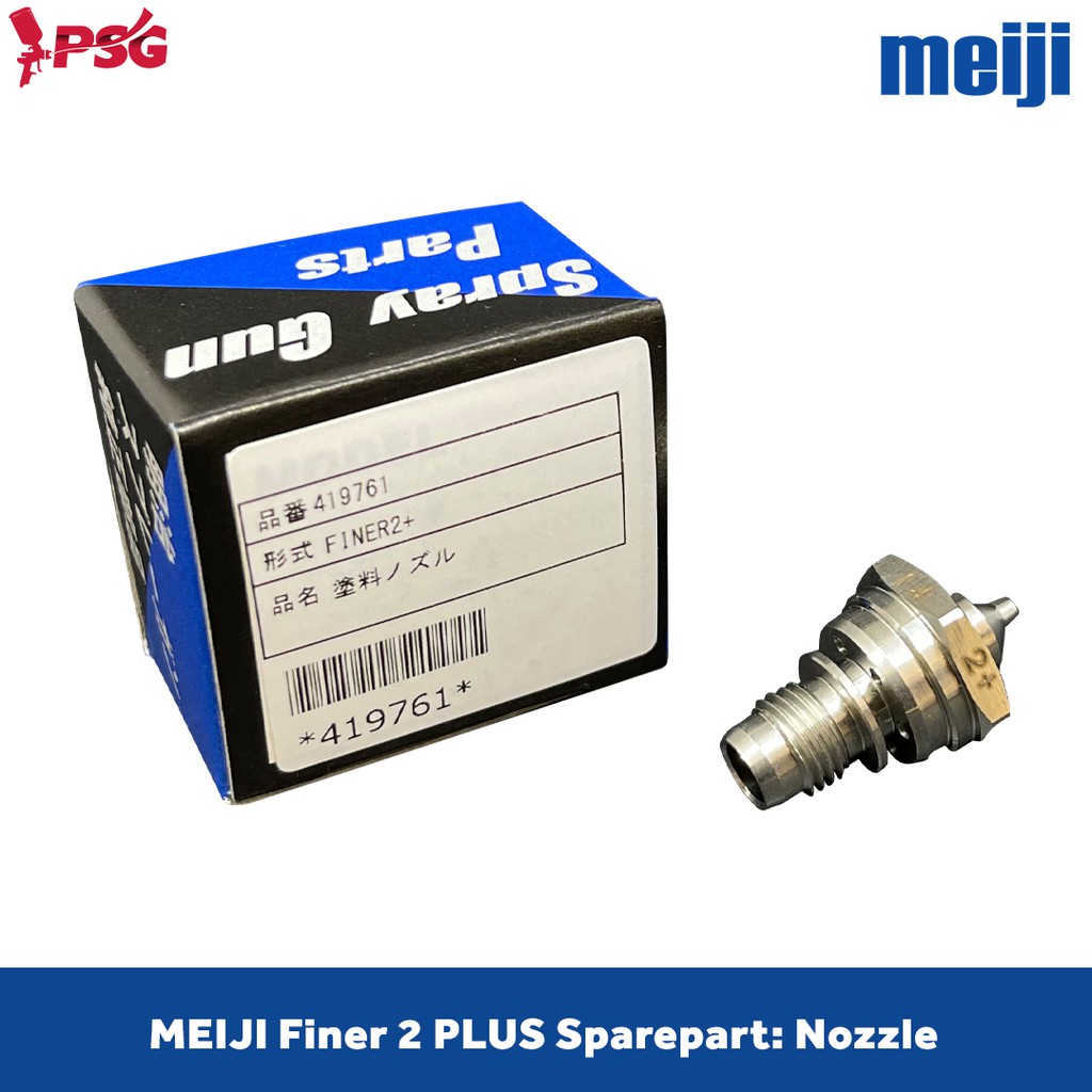 Meiji Finer 2 Plus Spraygun Fluid Nozzle Sparepart