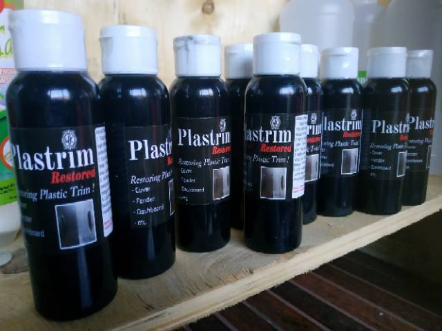 Plastrim restored/penghitam body motor dan pengkilap insta sparkling paket