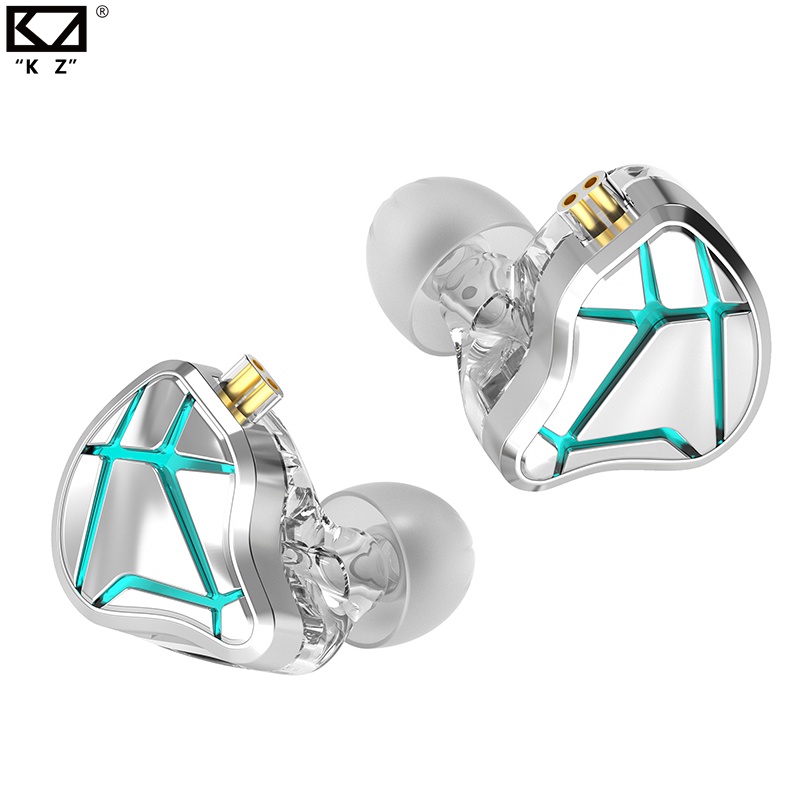 Kz ESX Headset Earphone Earbuds Metal Kabel KZ-ESX Dinamis 12MM Dengan Microphone In-Ear Monitor Musik HiFi 3.5MM