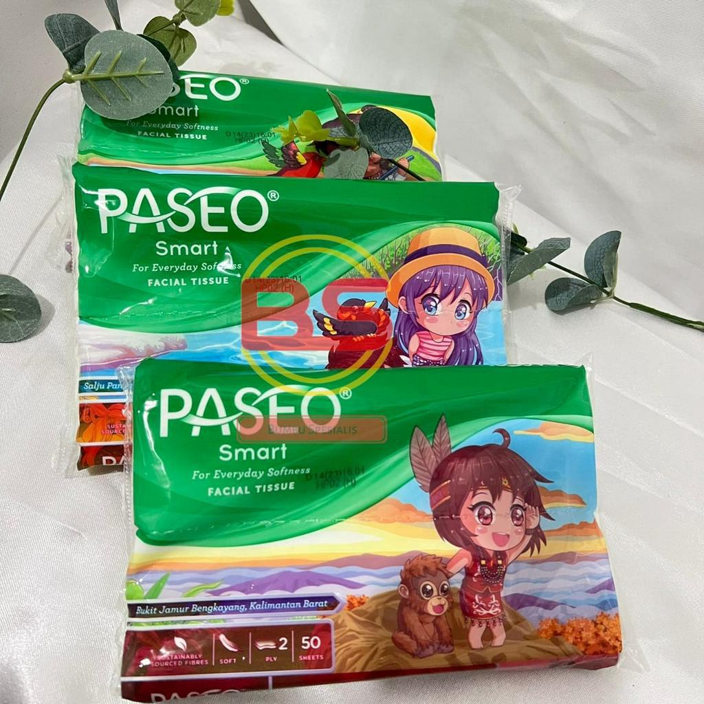 Tissue Paseo smart Travel pack 2ply 50 sheets / Tisu paseo 50 sheet