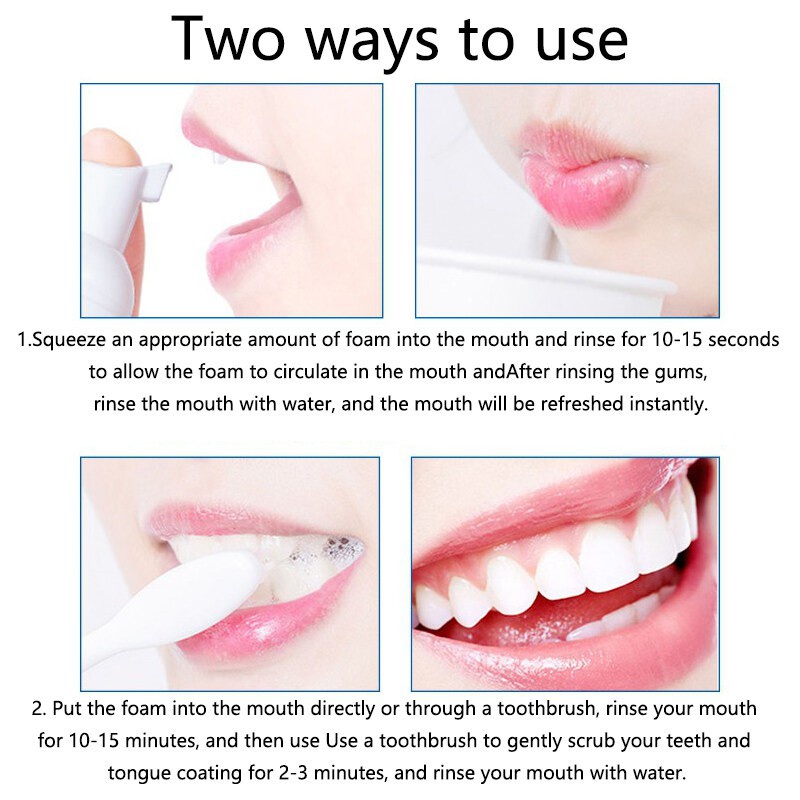 Pasta gigi whitening Gigi putih Whitening toothpaste Pasta gigi pemutih gigi Odol pemutih gigi dan karang gigi Mousse Pemutih Gigi Pembersih Mulut Pasta Gigi Berbusa Nafas Segar Menghilangkan plak dan gigi berlubang