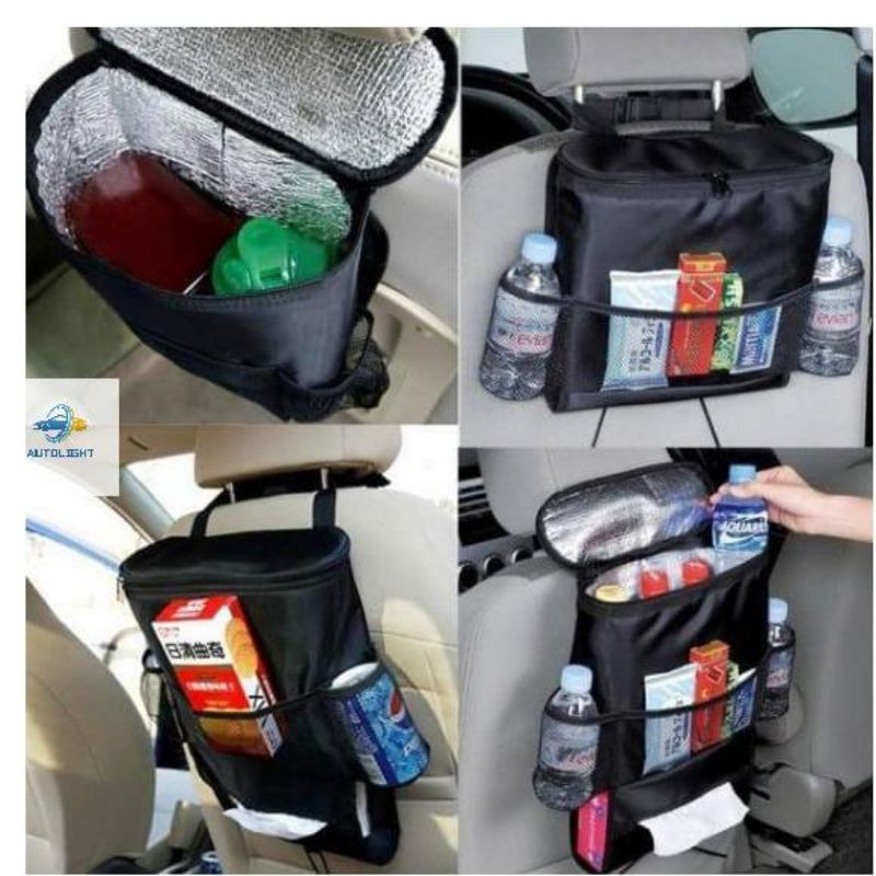 Tas Barang Mobil Multifungsi Back Seat Gantung Belakang Jok Tempat Tissu Botol