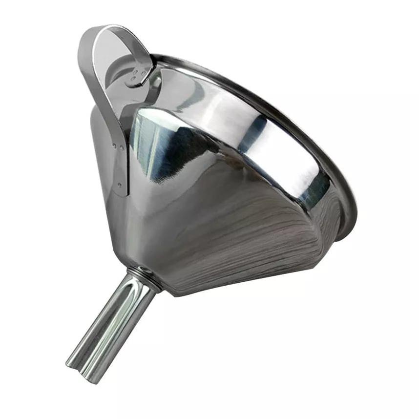 SHOPEE MALL JSS - Corong Minyak Stainless Steel Corong Air Penyaring Pipa Saringan Pemisah Minyak 