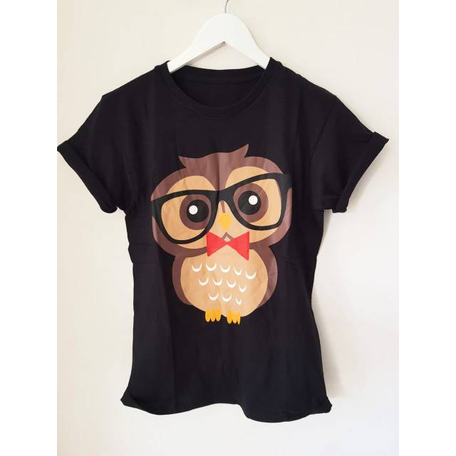 Kaos Burung Hantu Berkacamata