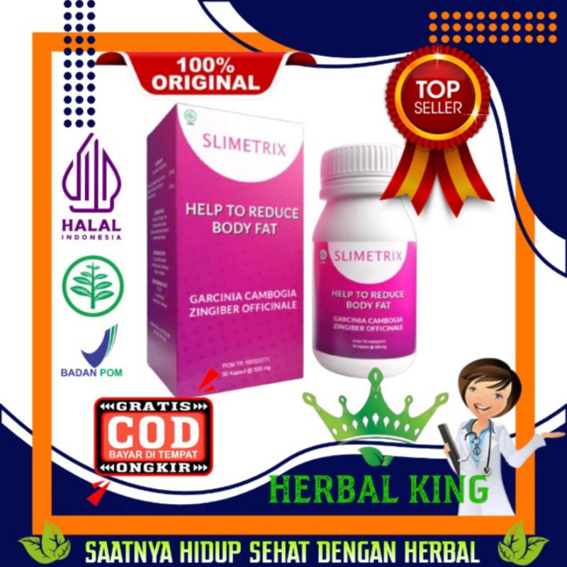 Slimetrix Original Obat Slimetrix Asli Obat Pelangsing Badan Penurun Berat Badan Nutrisi Diet BPOM
