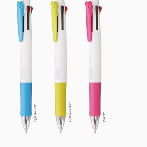 

➱ Pulpen Zebra Clip-on Multi 4 in 1 - Hitam Trans ✱