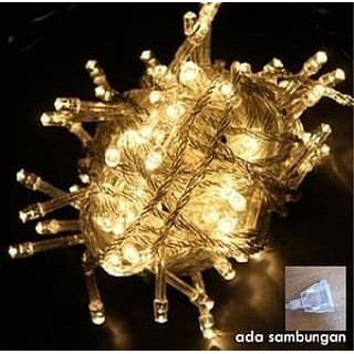 LAMPU TUMBLR WARM WHITE/LAMPU HIAS DAN NATAL PUTIH KUNING/TWINKLE LIGHT