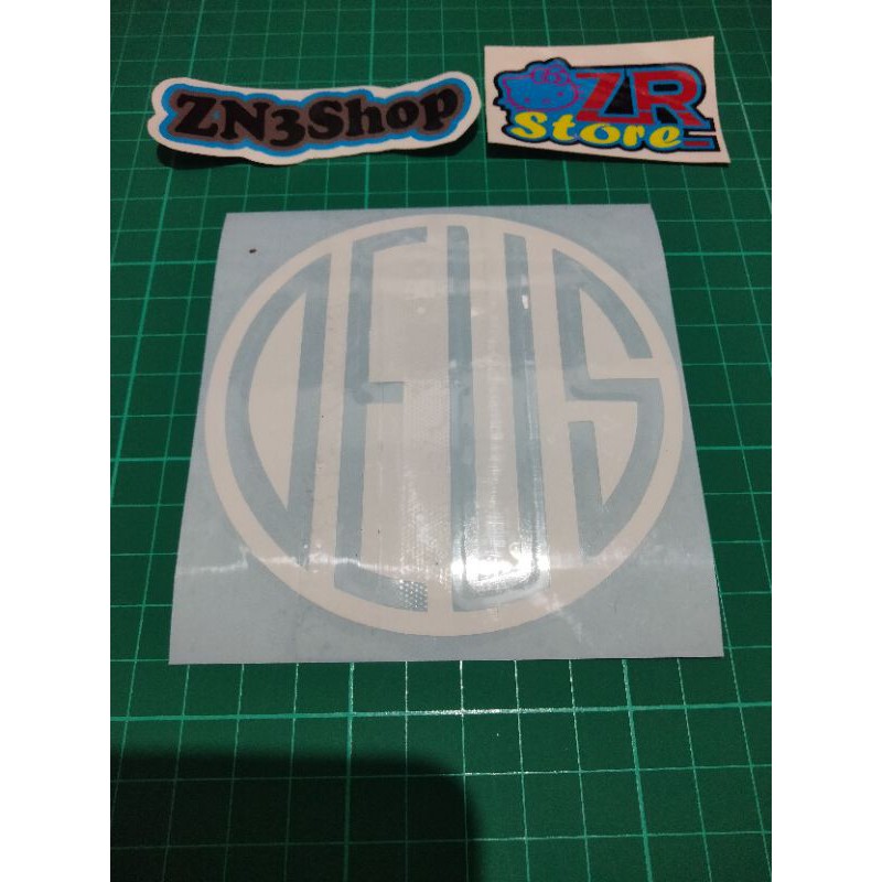 

DEUS bulat cutting stiker