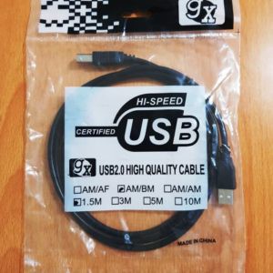 C_    Kabel Usb printer 1.5 Meter /Kabel printer usb /Kabel data printer gx - Hitam