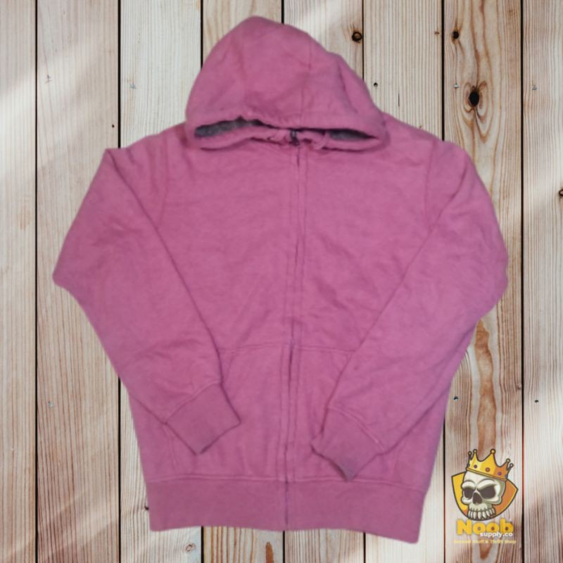 UNIQLO Sherpa Pink Zipper Second Original Preloved