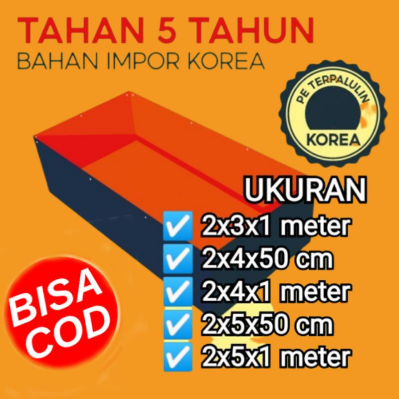 Kolam ikan Terpal Lele Kolam terpal ikan Kolam kotak ikan a12 a8 a5 Terpal korea Kolam ikan Kotak Ko