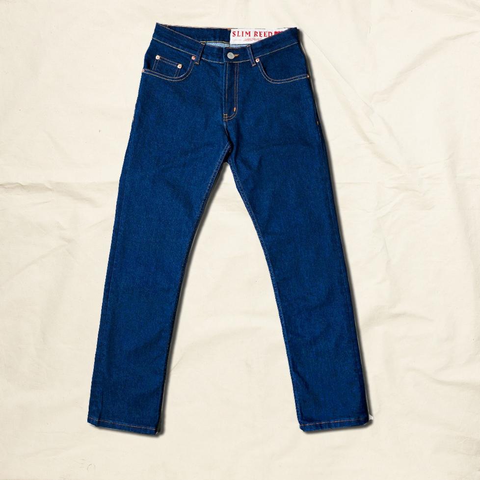 "LR. 1433" Original 5 Pocket Slim Stretch Denim Pants - OG800-2