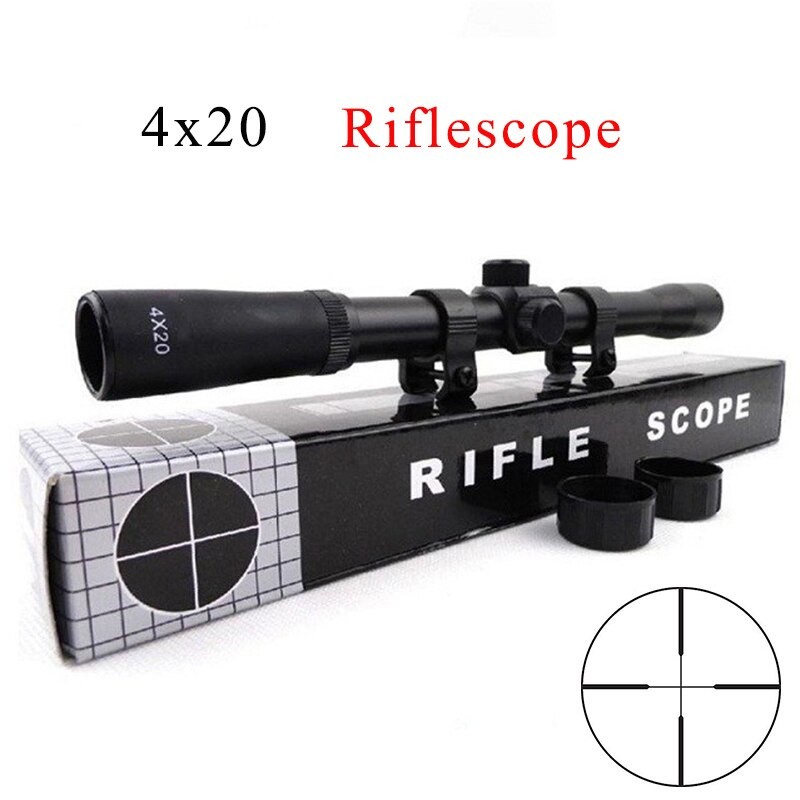 Teleskop Teropong Riflescope 4x20 Bisa Untuk Semua Jenis Senapan / Teleskop 4x20 Bushnell / Riflescope Murah