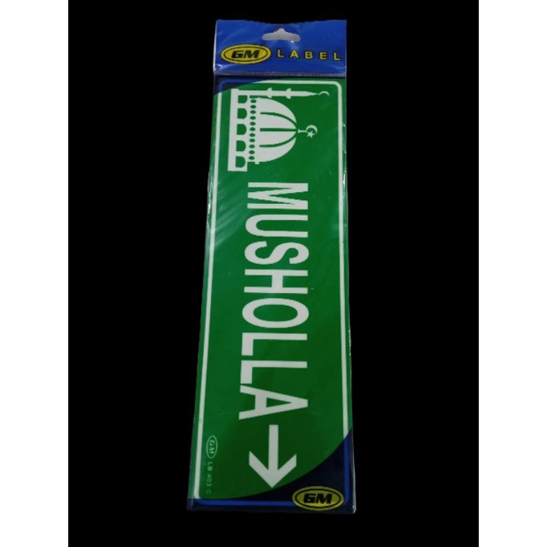 

Label GM Tulisan Musholla