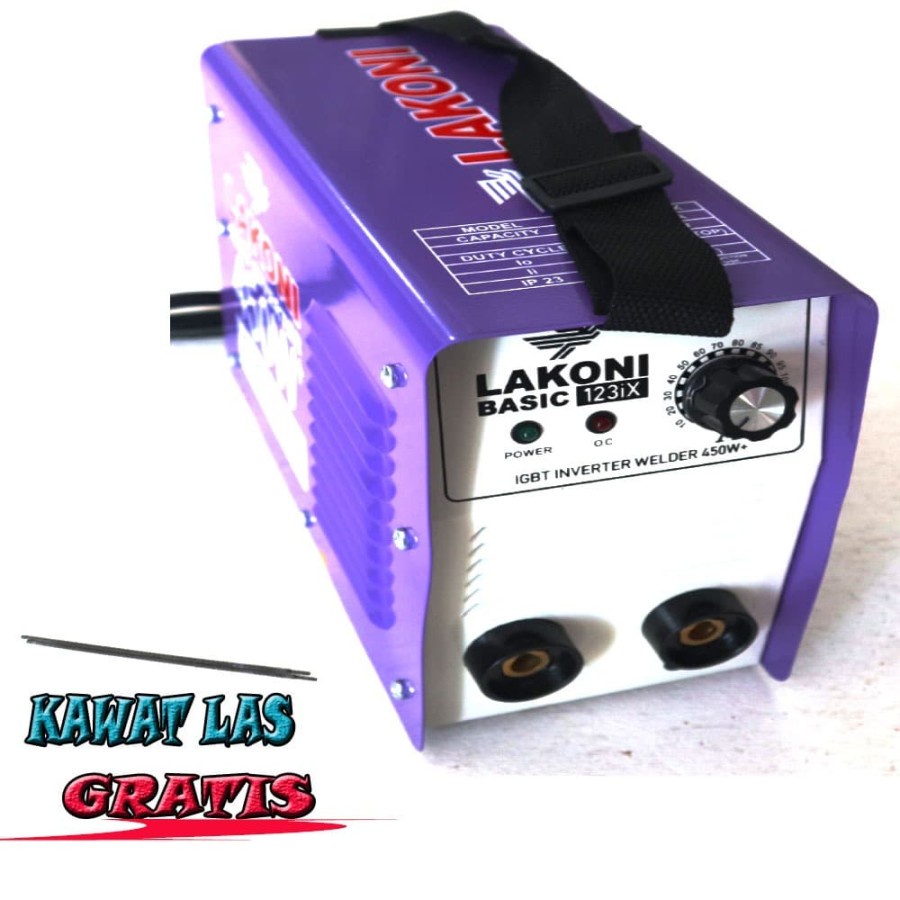 LAKONI BASIC 123 iX 450 watt -- trafo Las inverter mesin las