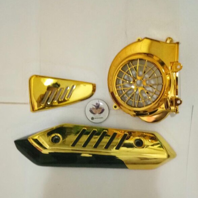 Tutup kipas plus tutup knalpot beat fi esp beat street beat pop scoopy esp vario 110 esp new gold