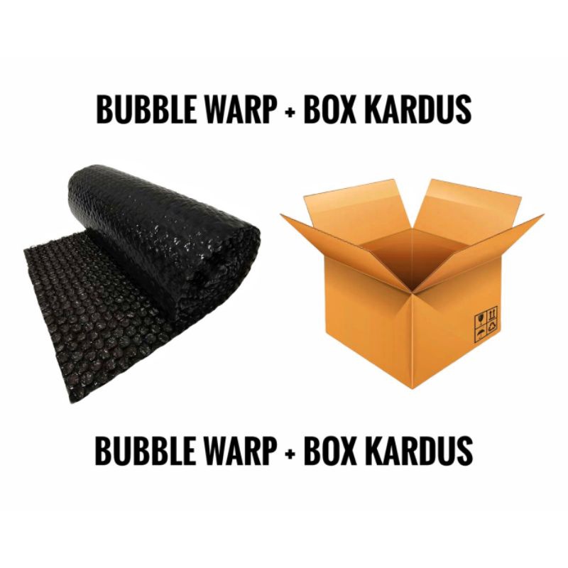 

Extra bubble warp dan box