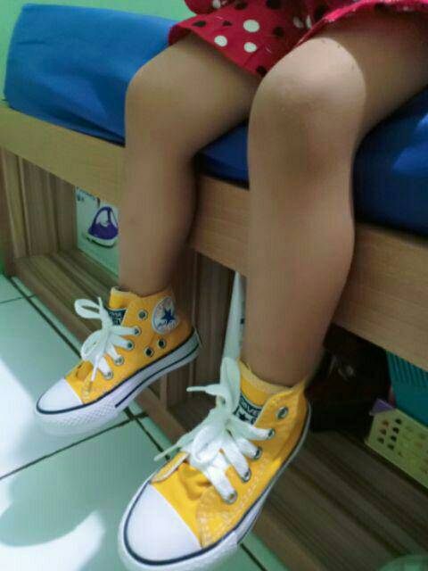 (TERBARU) SEPATU CONVERSE ANAK &amp; DEWASA WARNA KUNING