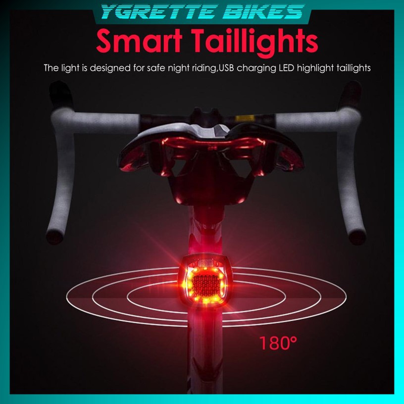 YGRETTE - Deemount Lampu Belakang Sepeda LED Taillight 20 Lumens - DC-116