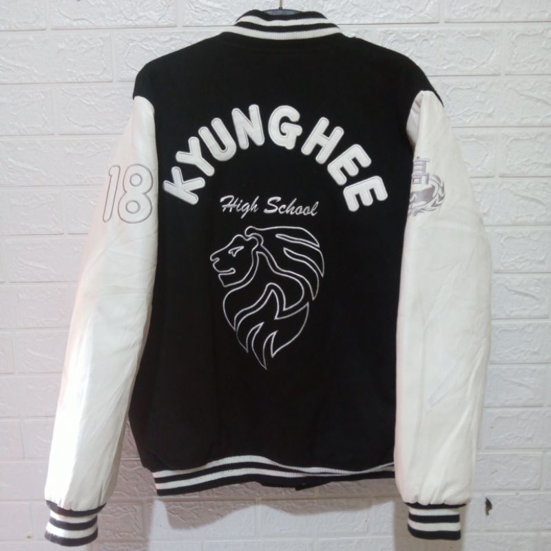 varsity leather kulit