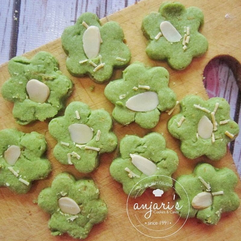 

GREENTEA COOKIES - KUE KERING HOMEMADE - KUE LEBARAN - KUE NATAL ANJARIS COOKIES