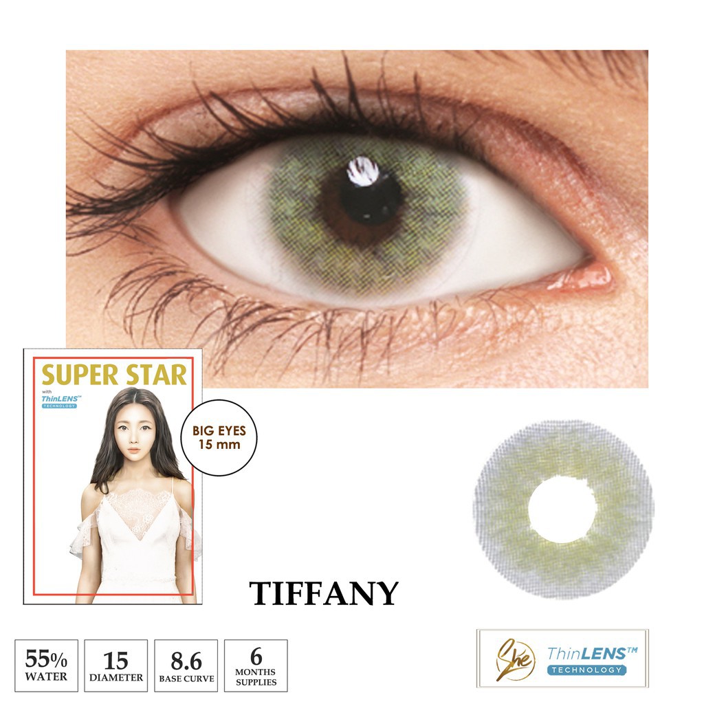 Superstar Tiffany softlens warna bulanan