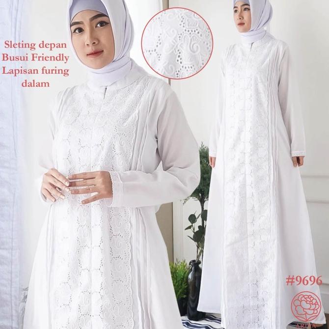 Gamis Putih Katun JUMBO/Baju Haji/Gamis Ihrom/Perlengkapan Haji #9696