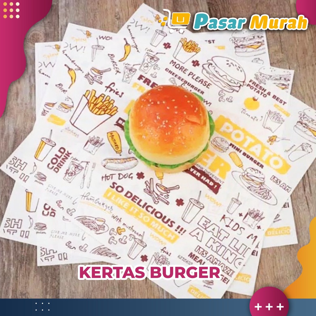 

Kertas Burger Isi 75 Pcs / Pack