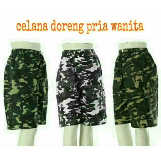 Celana army doreng pria wanita celana doreng pria dewasa loreng celana pendek pria wanita