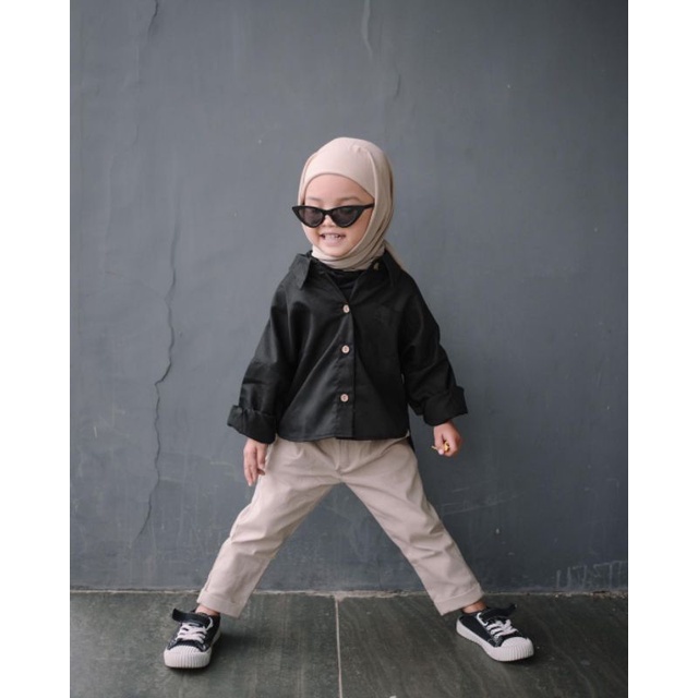 Kemeja anak oversize Laki-laki dan perempuan 1-6TH