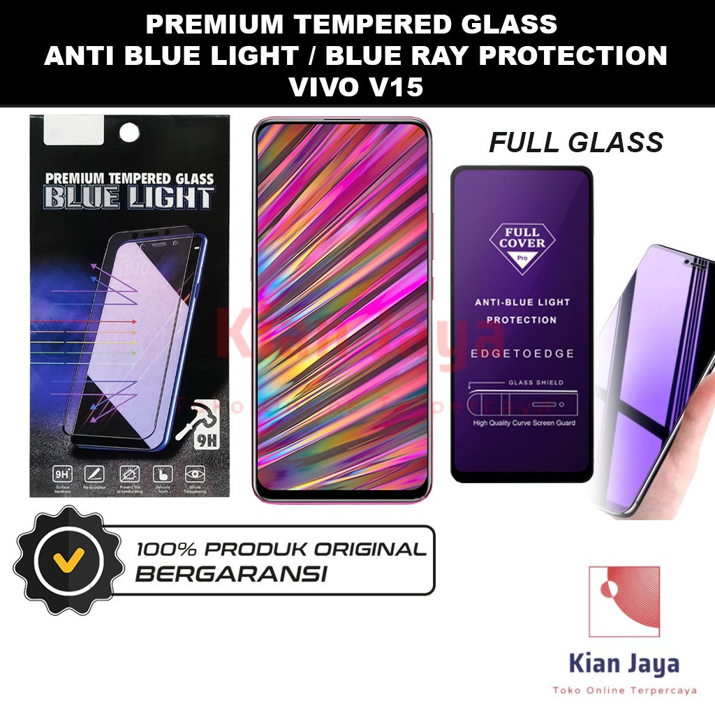 Tempered Glass Vivo V15 Anti Blue Light Hp Temper Anti Gores