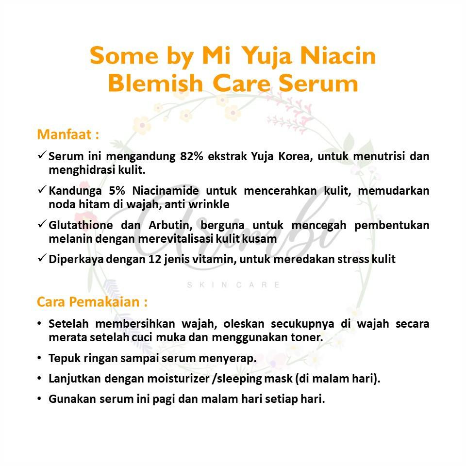 SOMEBYMI some by mi Yuja Niacin 30 Days Blemish Care Serum  50ml