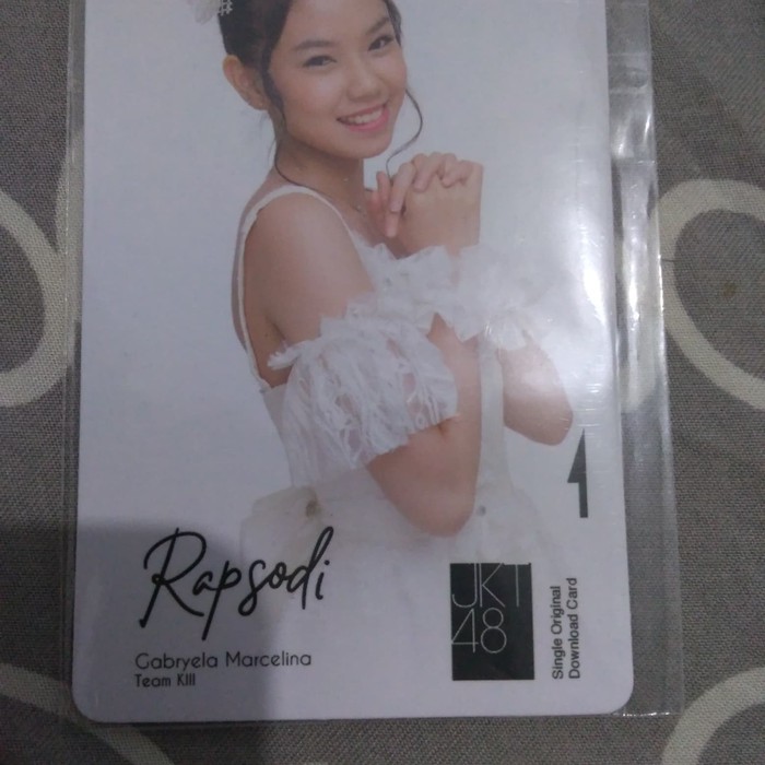 MUSIC CARD RAPSODI GABRYELA MARCELINA JKT48